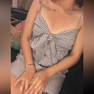 Sailor Retro Pinstripe dress